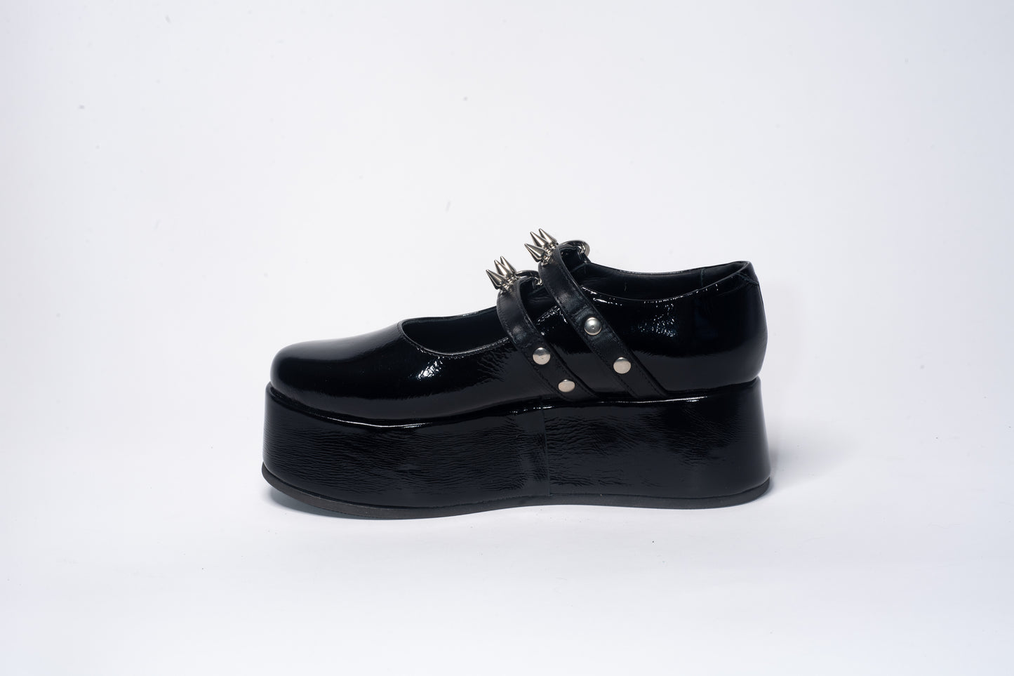 Plataformas 5 Cm Black Charol