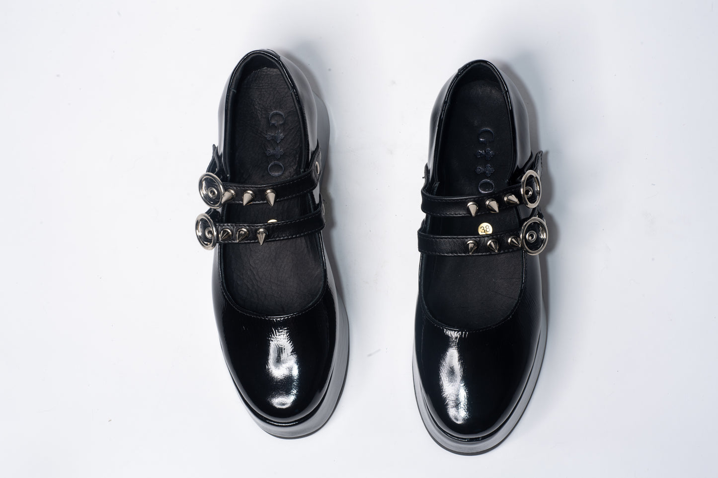 Plataformas 5 Cm Black Charol