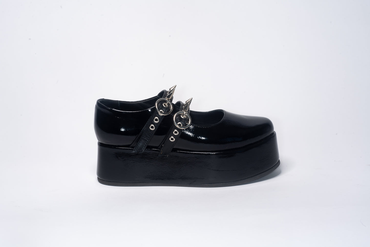 Plataformas 5 Cm Black Charol