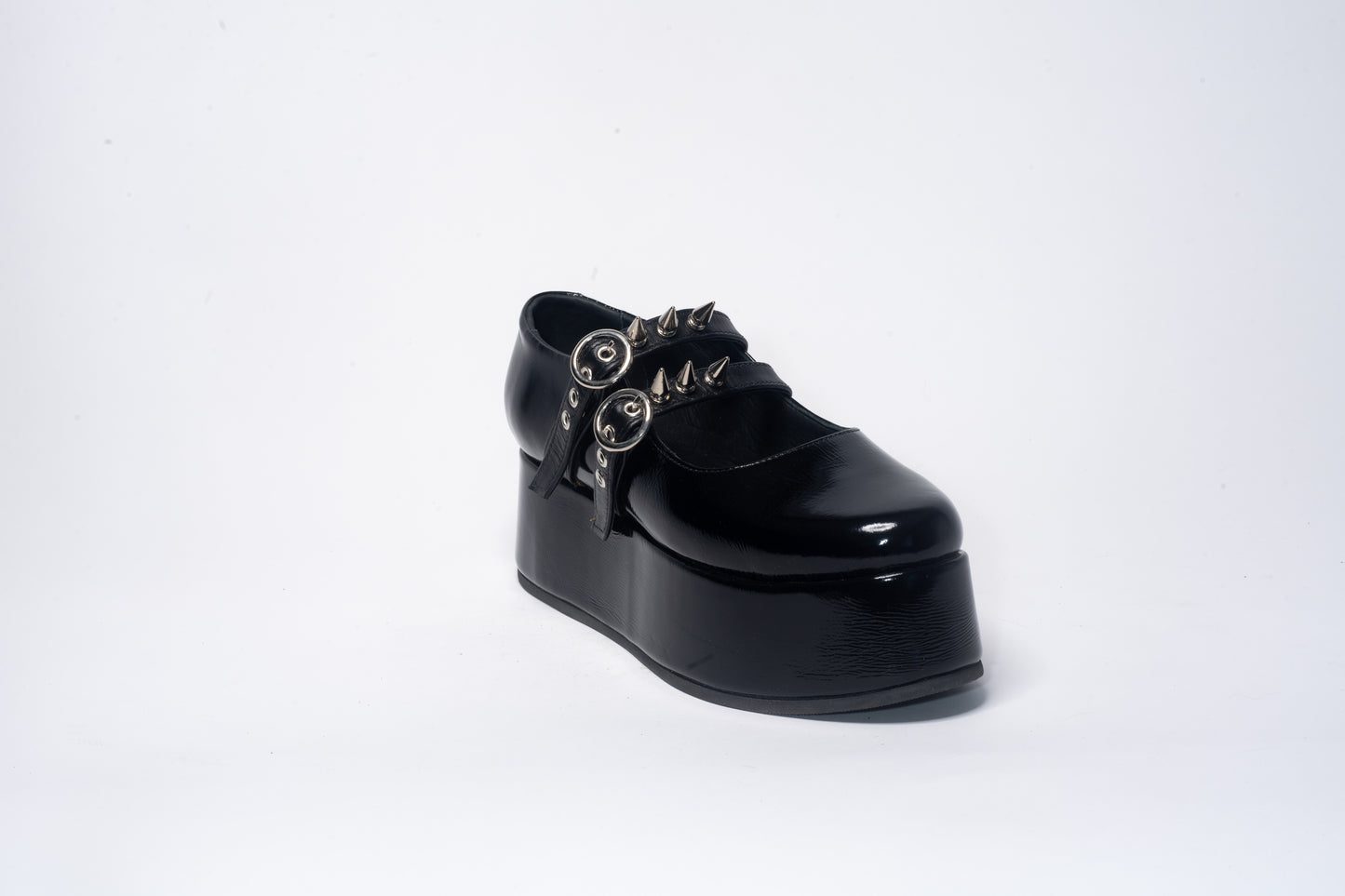 Plataformas 5 Cm Black Charol