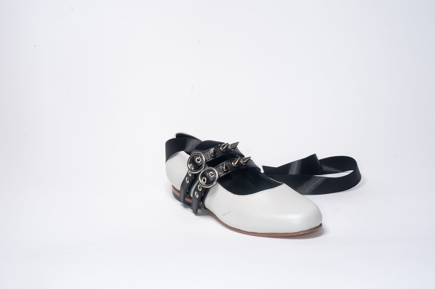 Ballerina White GHOES Cinta Negra
