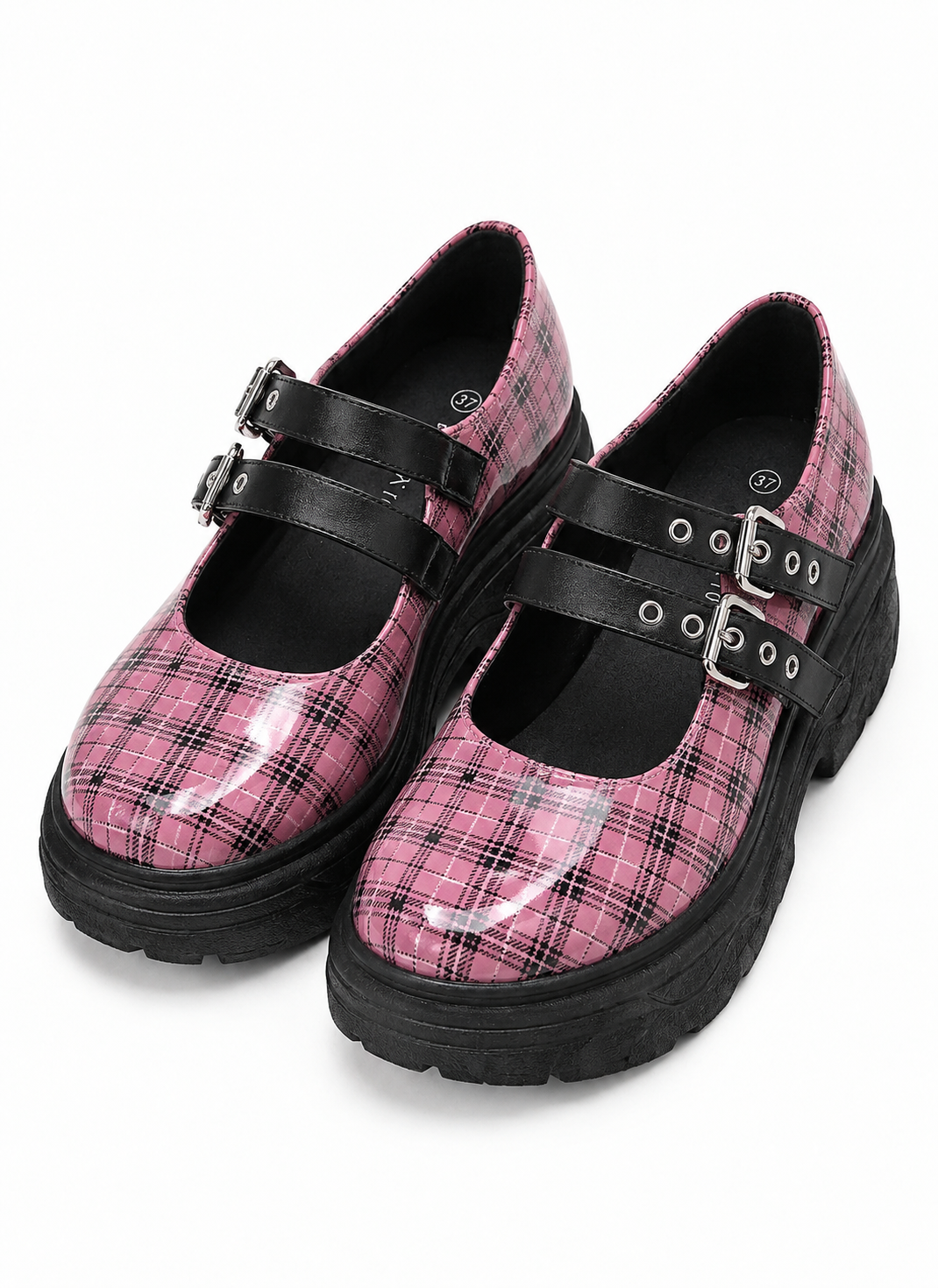 Zapatillas Escocesas rosadas